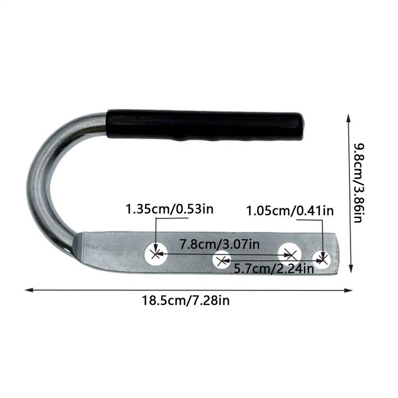 Trailer Tongue Handle Trailer Tongue Lift Handle Ergonomic Grip Coupling Connector For Vehicles Tow Boat RV Truck