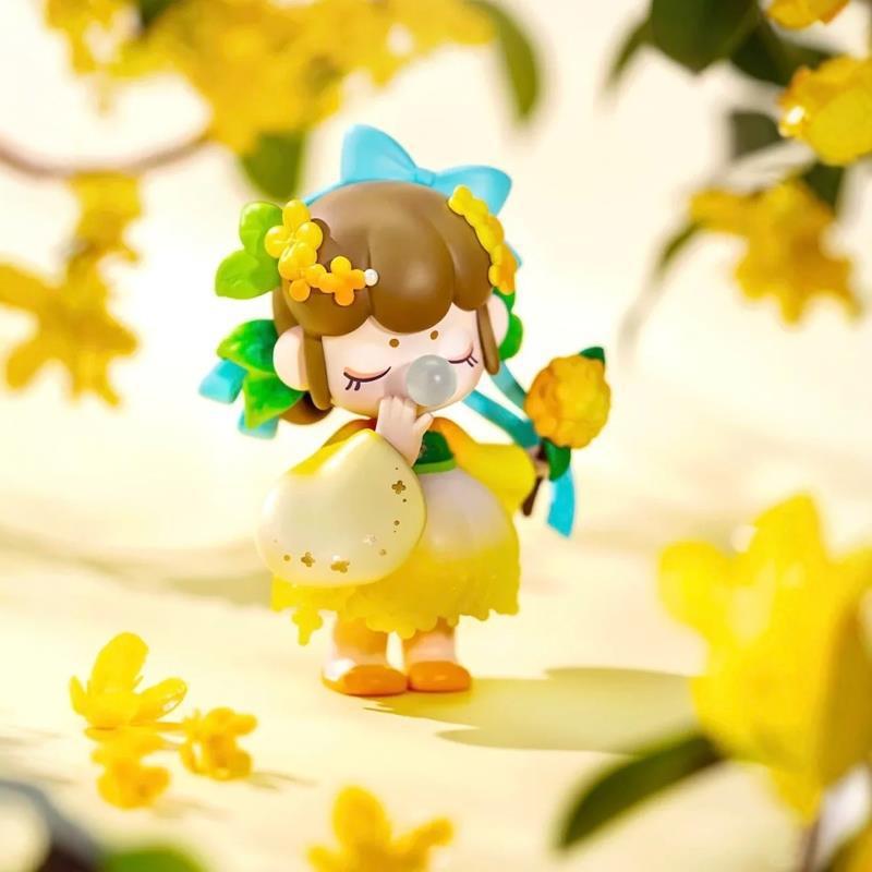 Jade Hairpin Snow Lotus Cherry Blossom Figurine Toy - Chinese Style Gift for Girls