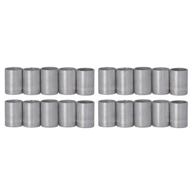 20 piezas de cubierta de junta de aire acondicionado, cubierta de conector de tubo de manguera de CA de aluminio, tapa de ajuste de tubería de 12 pulgadas