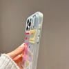 Painted Bear iPhone 16 Pro Max Case: Two-in-One Transparent, Drop-Proof for iPhone 14/15/17
