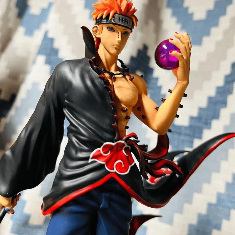 23cm/9in Klasyczne Figurki Anime Naruto Figurka Pain Model Statuetka PVC Kolekcja Dekoracja Ozdoba na Biurko Zabawki Urodzinowe Prezenty