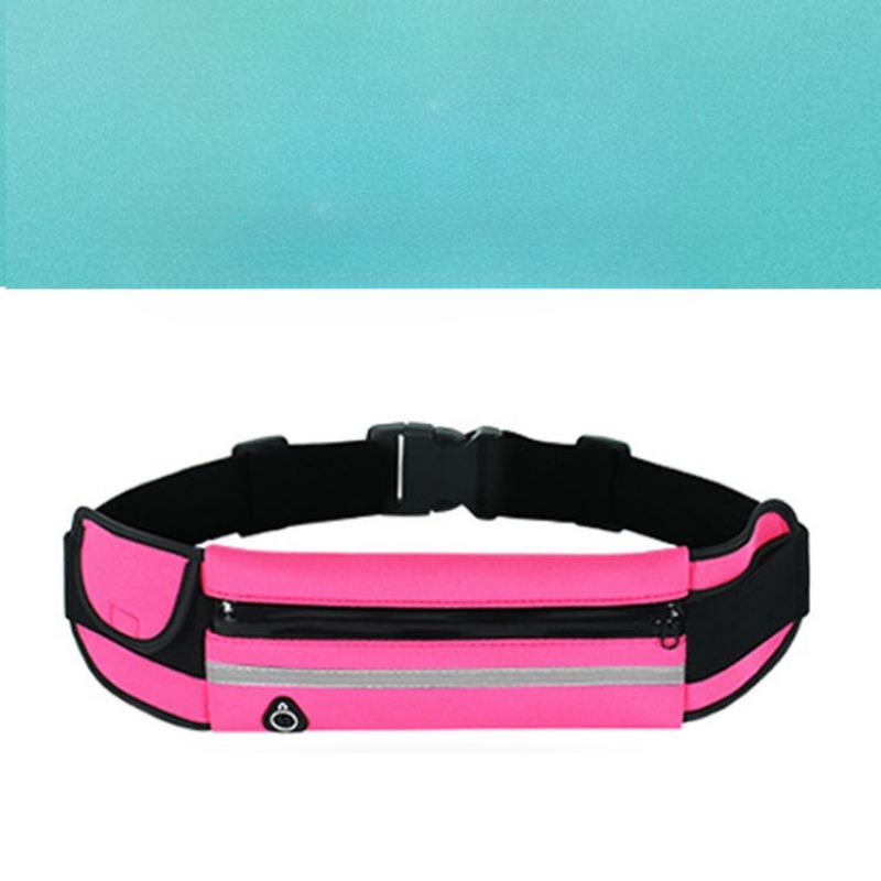 

Наружная поясная сумка для бега, сумка для хранения телефона для велоспорта, портативный водонепроницаемый чехол для телефона для спорта и путешествий розы красного