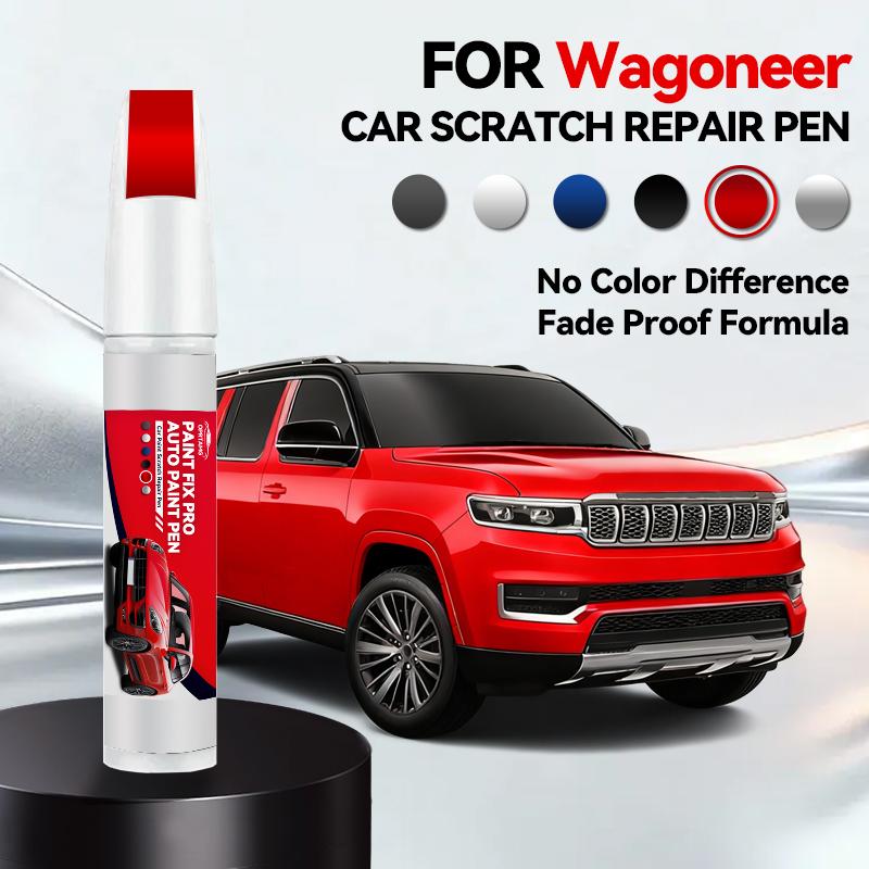 OPRTAMG Purpose Vehicle Car Paint Repair Pen For JEEP WAGONEER Paint Scratch Repair Accessories Grey PAS White PW2 Silver PSE Re