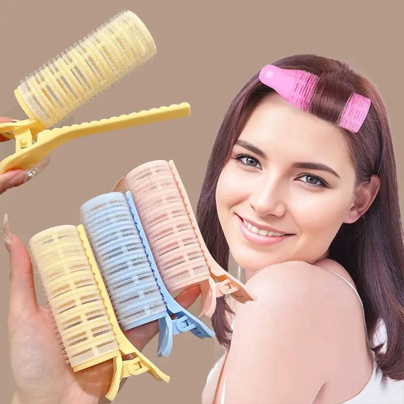 1 pince à cheveux naturelle et moelleuse, accessoire de coiffure pour cheveux paresseux, bigoudis, frange, boucles, outils de coiffure