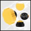 Radiator Pressure Coolant Reservoir Overflow Tank Cap for Alfa Romeo 159 Saloon (939) - Pack of 1 Yellow Durable Material