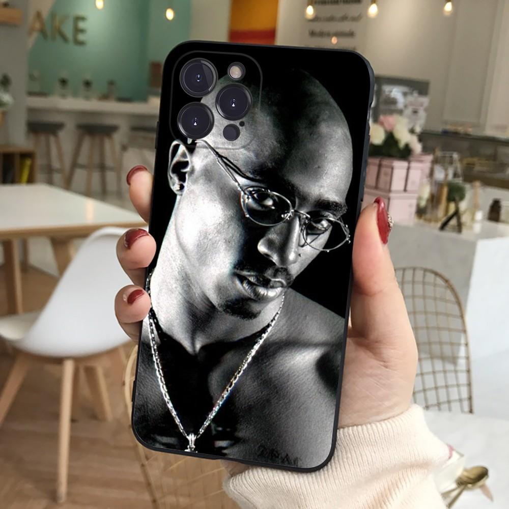 2pac Singer Phone Case For iPhone 15 14 11 12 13 Mini Pro XS Max Cover 6 7 8 Plus X XR SE 2020 Funda Shell