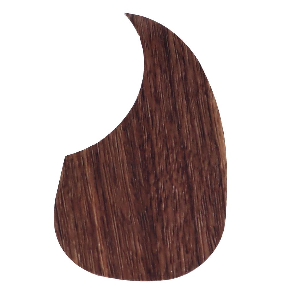 Acoustic Guitar Pickguard PVC Wood Grain Pattern Durable 3D Pickguard Scratch Plate Water Drop Shape