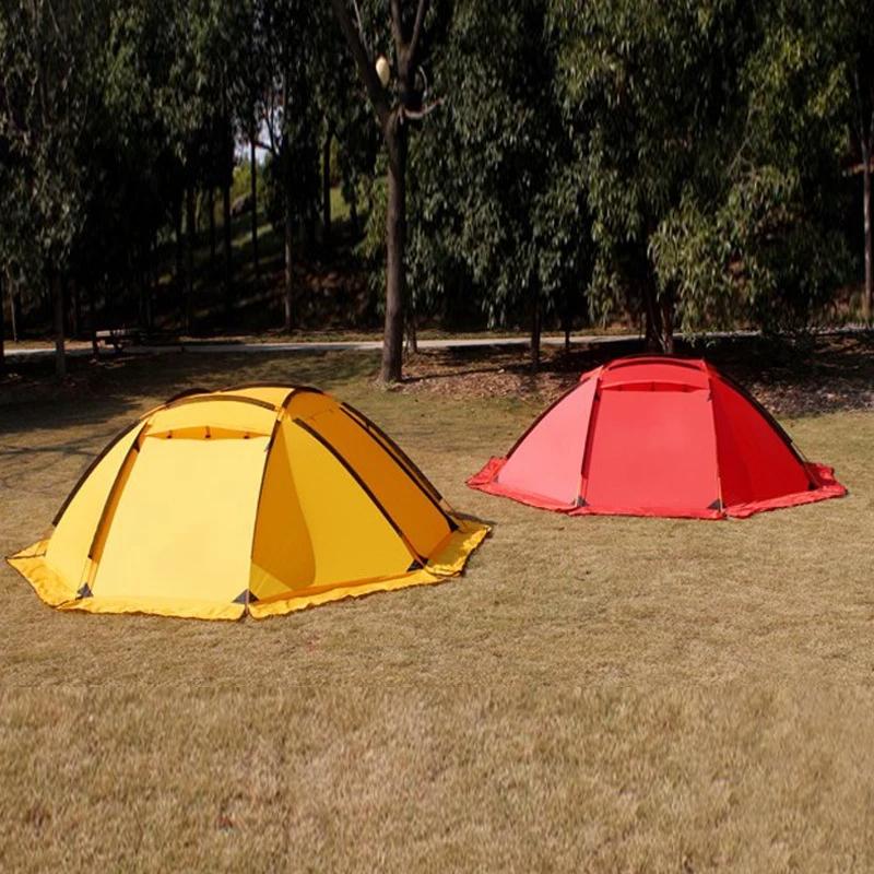 For3-4 Persons Aluminum Pole 210T Waterproof Outdoor Camping DomeTent