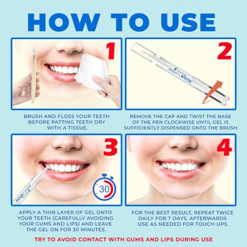 Venus Visage Award Winning Teeth Whitening Pen (2 Pens), 20+ Uses - Teeth Whitening Gel Professionally Formulated - Best Teeth Whitening Kit Teeth Whi