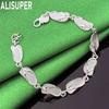 925 Sterling Silver Minimalist Flip-Flops Bracelet - Beautiful Gift Jewelry