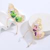 New Jewelry, Sweet Single Elf Ear Clips, Ear Hanging Women, Rhinestone Wings Without Ear Holes, Butterfly Ear Bone Clips.