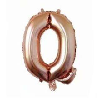 16 Inch Slim Gold Letter Aluminum Foil Balloon Bright Gold Wedding Decoration Film Balloon