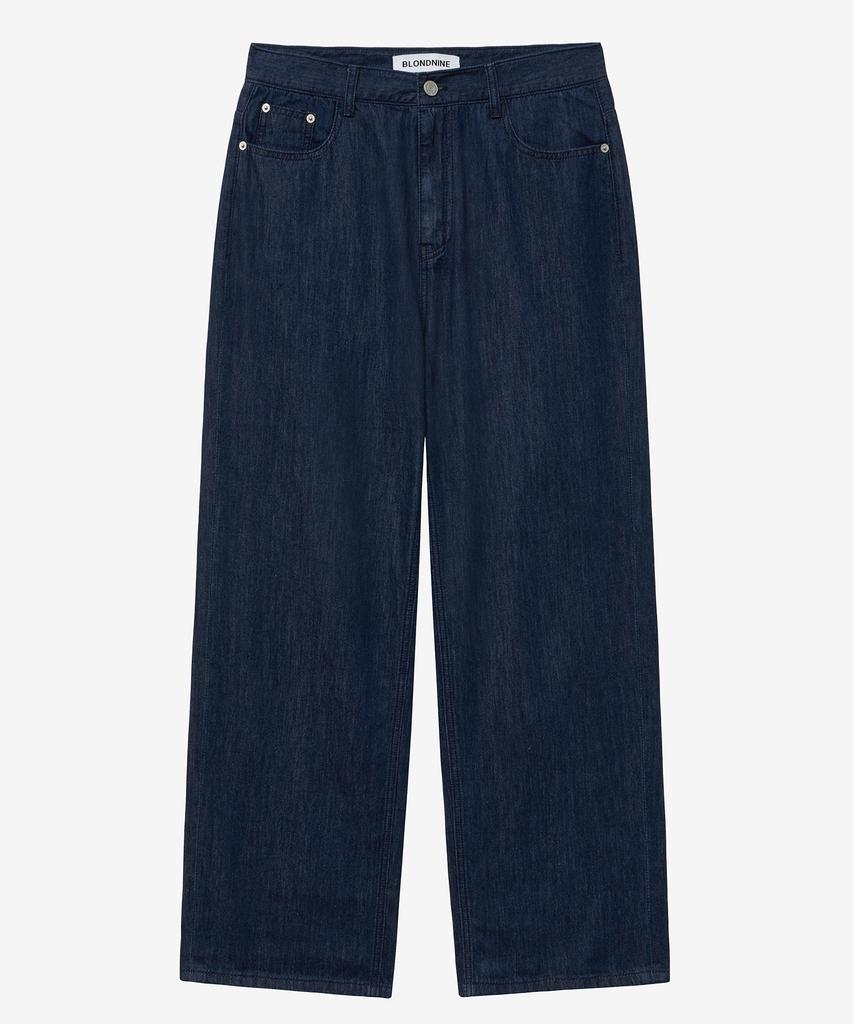 BLOND9 Summer Wide Denim Pants_Dark Indigo