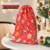 Christmas Gift Wrapping Non-woven Drawstring Pouch - Dust & Moistureproof Storage Bag