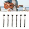 12pack Anti Rusts Guitar Bridge Screw Stainless Steel Guitar String Lock Screws for Quick Installation