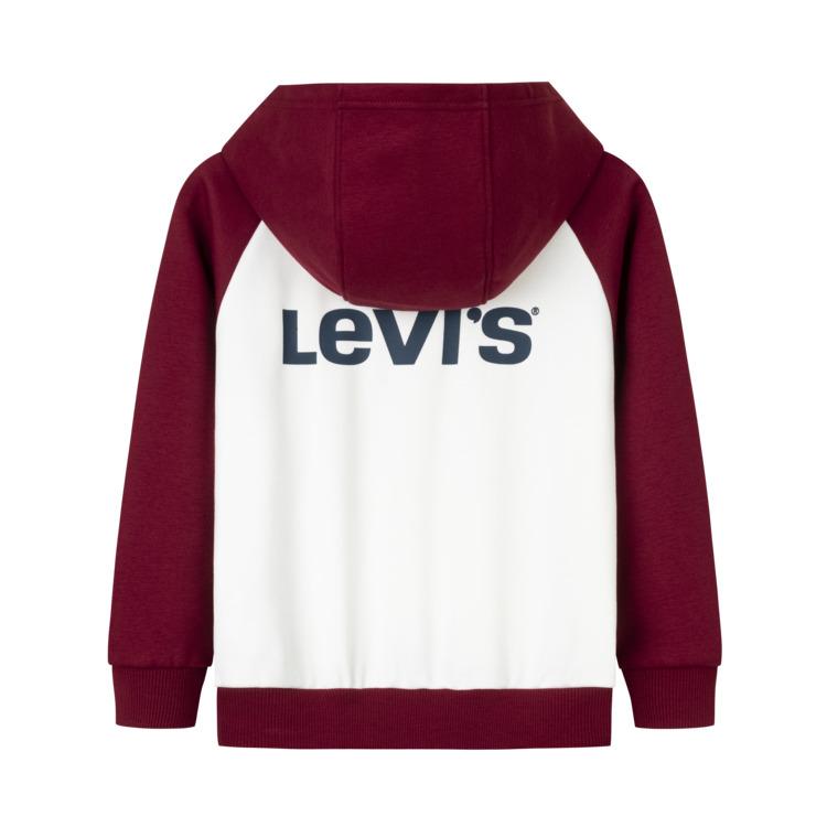 Levis Classic Retro Letter Color Block Hoodie Kids hoodies Herbal-Red LV2442254GS-002