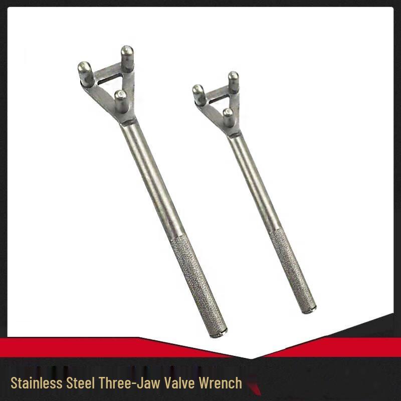 WEDO 304 Stainless Steel 3-Claw Valve Wrench CN plug (adapter included)