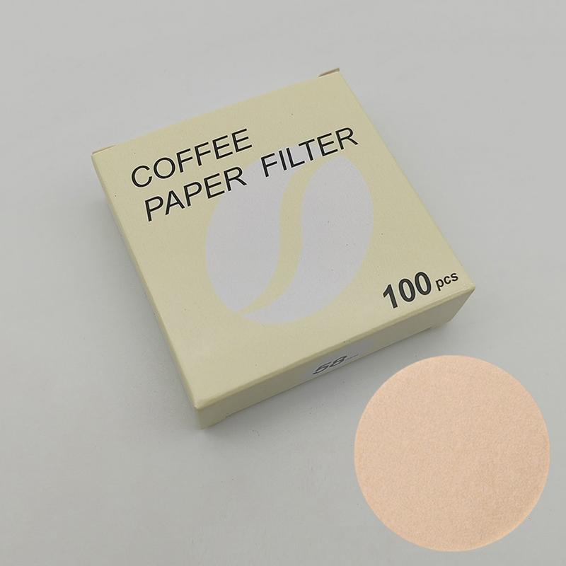 

Бумажные фильтры для кофе одноразовые 100 шт. Вторичный водяной фильтр для портафильтра 58 мм Аксессуары для эспрессо-машины Бариста
