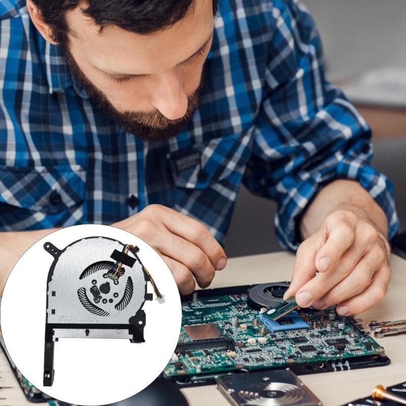 CPU GPU Cooling Fan Notebook Cooling Metal Heat Dissipation Fan for FX506 FX95D FX505GM FX86 FX505 Laptop Notebook