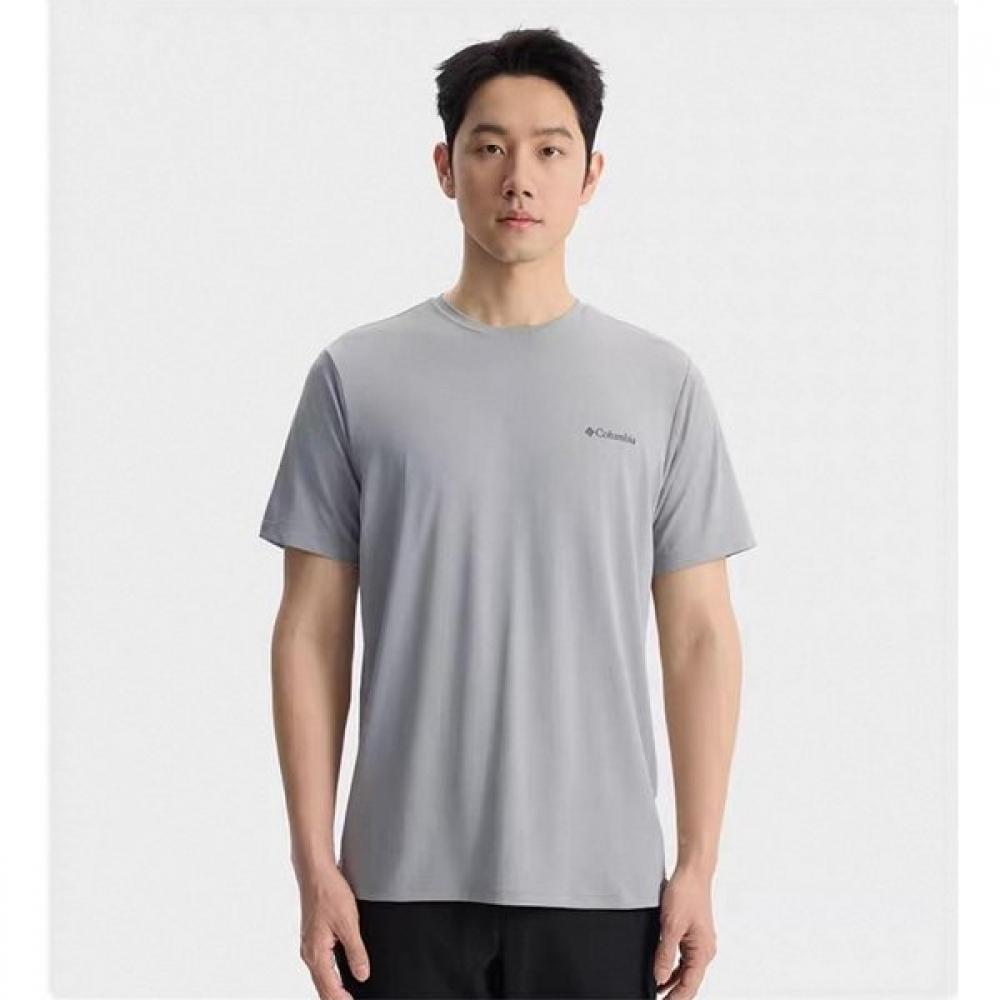 Columbia Men S STreTchy Full meSh Trekking Round ShorT Sleeve T ShirT Aj1671