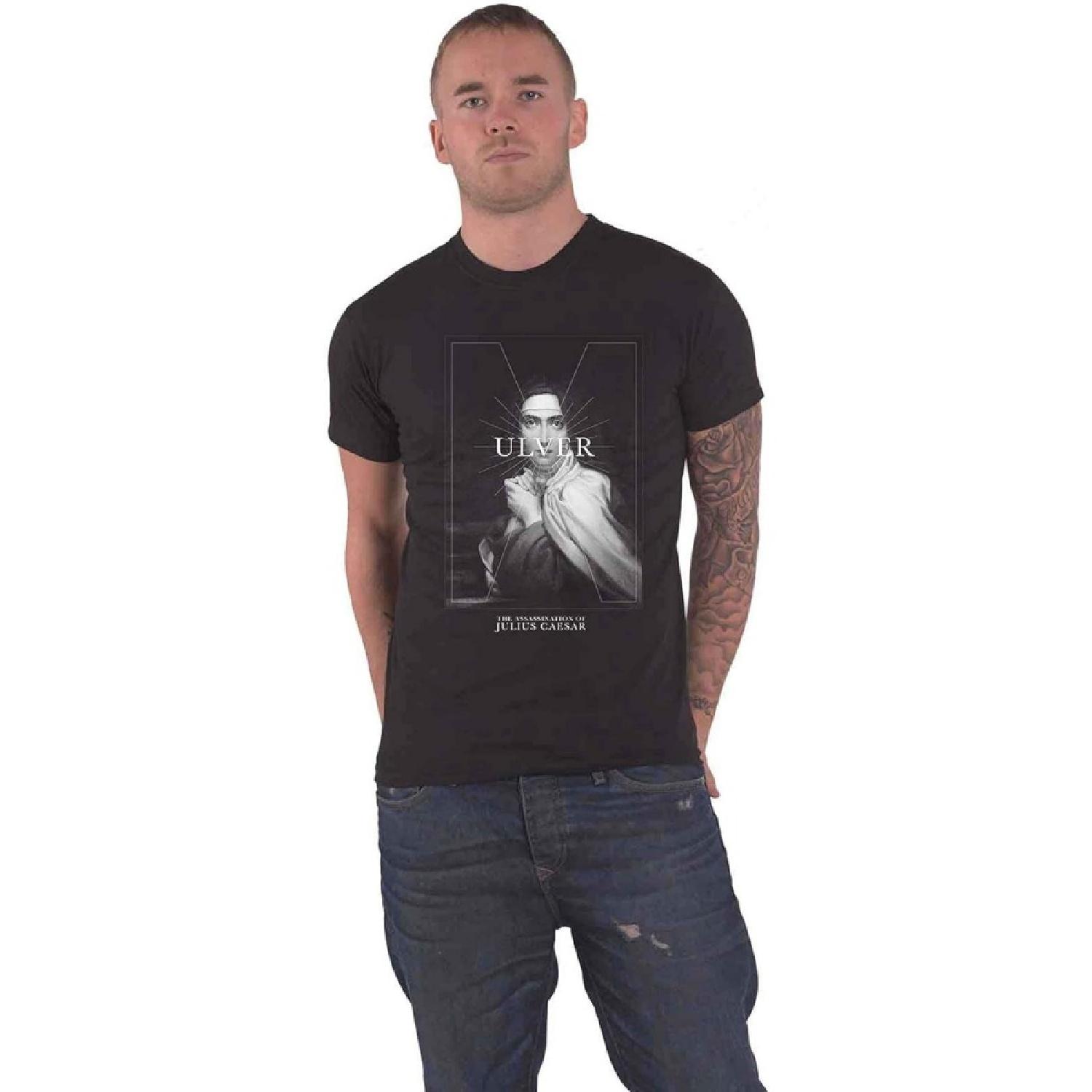 Ulver Teresa of Avila Band Logo T Shirt Official Men s Black S чёрный