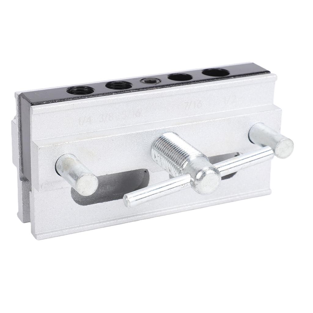 Self Centering Dowel Jig Kit Drill Guide Jig Block for Straight Holes with Bushings Woodworking Adjustable Width