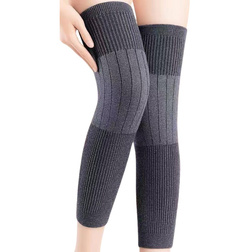 Neue Kaschmirwolle Kniebandage Pads Damen Herren Kälte Bein Arthritis Knieschützer Winter Outdoor Sport Beinschutz Kältefest Beinwärmer