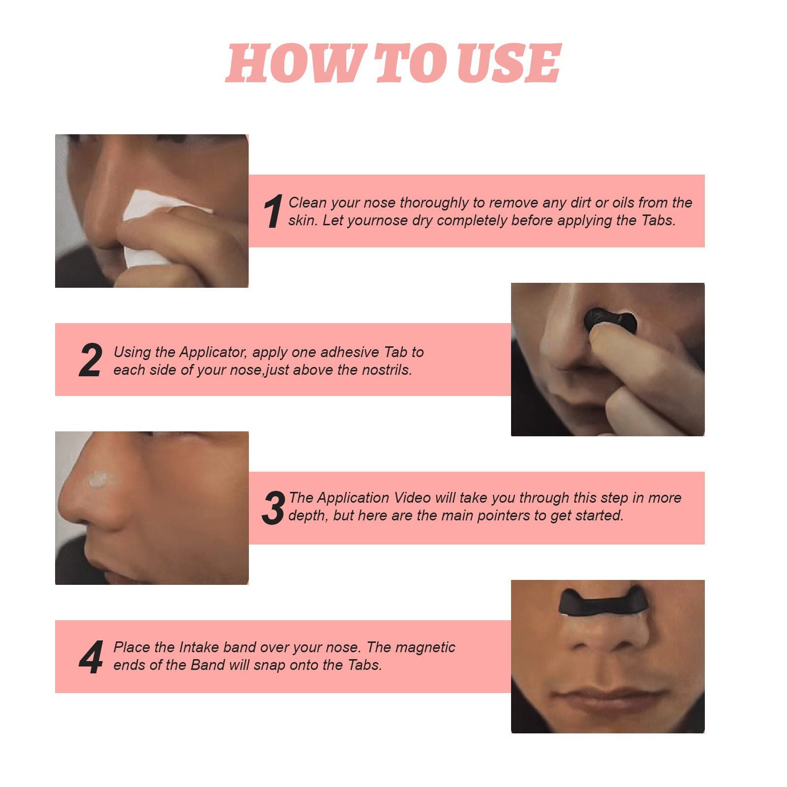 Комплект назальных полосок для всасывания и дыхания (30 Количество — фото 4