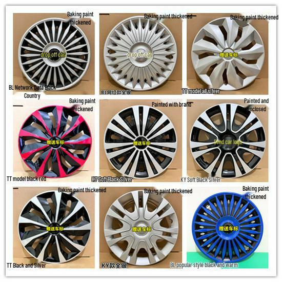 Fits 2009-2013 Honda Fit and 15-inch Honda City: Wheel Covers, Steel Rim Decor, Tire Caps, Wheels.