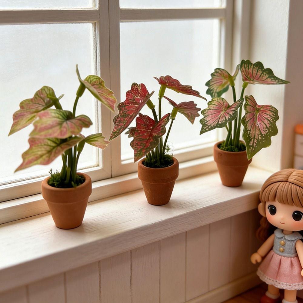 1:12 Dollhouse Miniature Plant Miniature Dollhouse Decorations