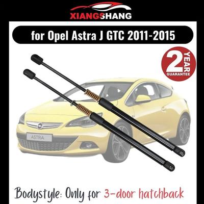 2 Peças Amortecedor da Tampa Traseira para Opel Astra J GTC 2011-2015 COM MOLAS Porta-malas Gás Carregado Suporte de Pistão a Gás