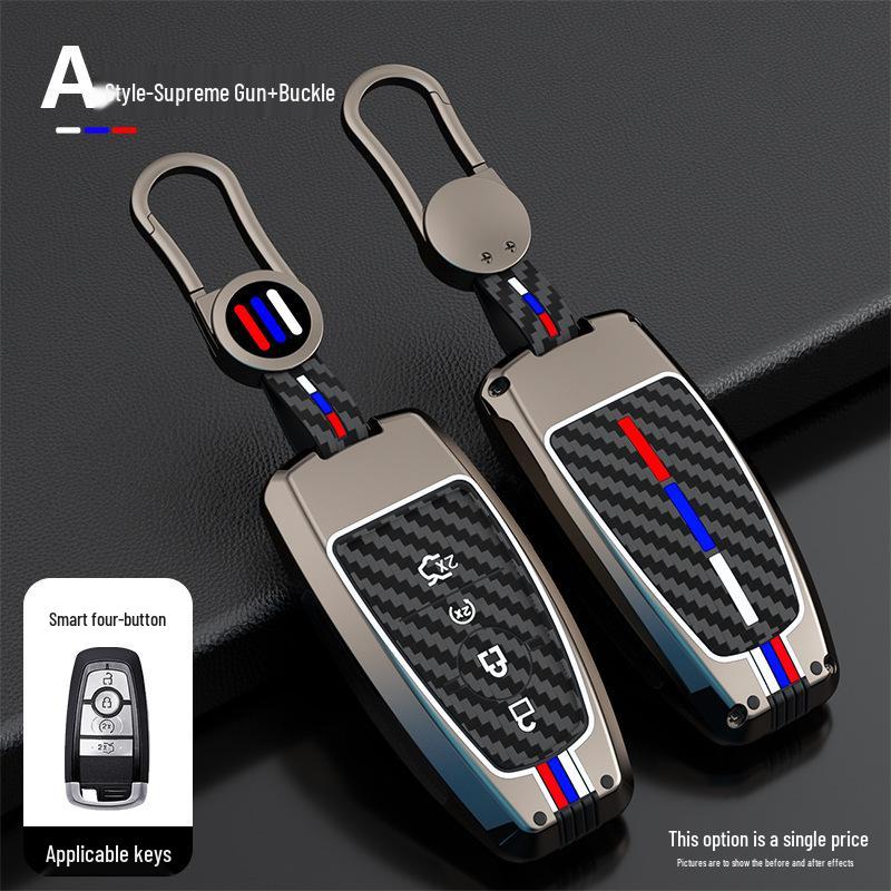 Ford Edge Mondeo Focus Explorer Key Case with Metal Buckle