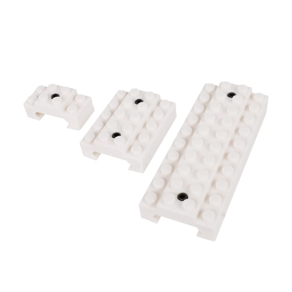 

LayLax Block Cover (Rail Type) White, Airsoft Gun Custom Parts