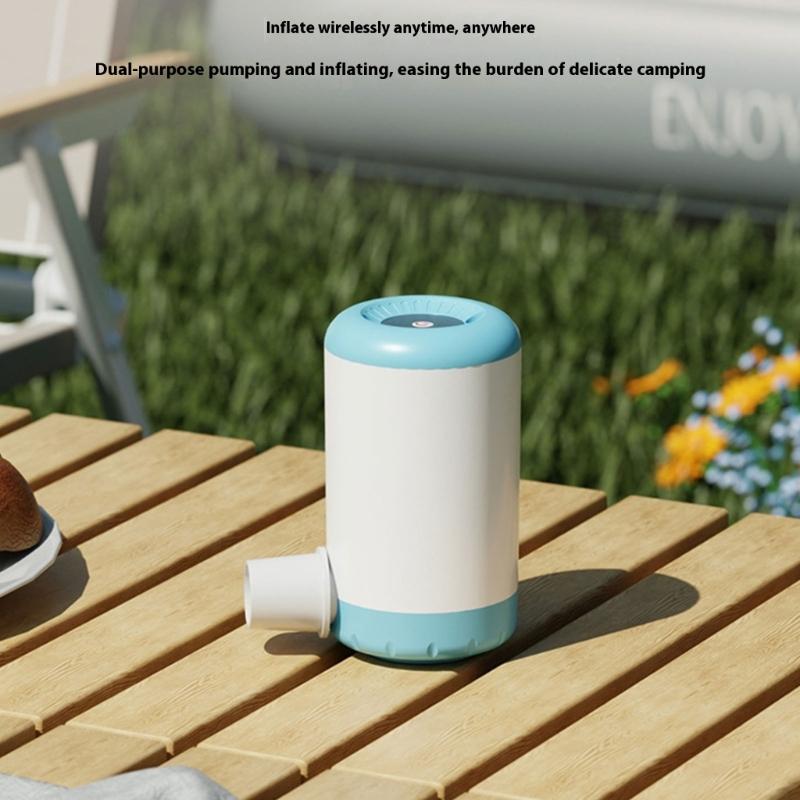Portable Electric Air Pumps Wireless Rechargeable Inflate Deflate Pump for Compression Bags Inflatable Toys Enduring