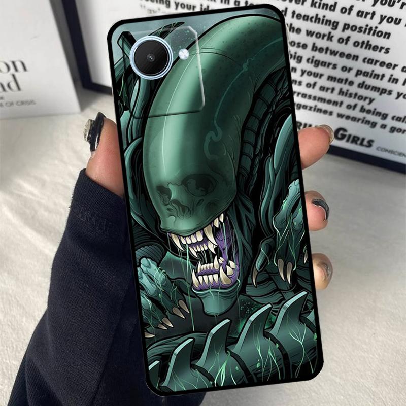 Alien Vs Predator For Realme C55 C75 C67 C63 C51 C61 C53 C35 C65 C71 11 12 13 14 Pro Plus GT6 GT7 15 Pro Case