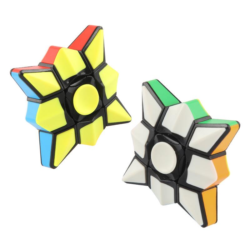 Children'S New And Strange First-Order Fingertip Gyro, Special-Shaped Rubik'S Cube Smoothly Rotates To Decompress And Vent, Decompression Rubik'S Toy