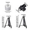 Aluminum Alloy Tripod Adapter Bubble Level Multi-Adjustment Laser Level Stand Quick Setup Tiltable Laser Level Tripod