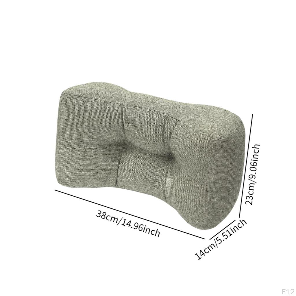 Back Pillow Lumbar Comfort Breathable Support Cushion for Women Men Car