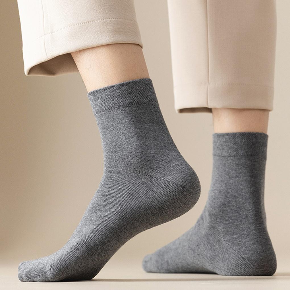 Men's Four Seasons Basic Mid-Calf Socks (10 Pairs)