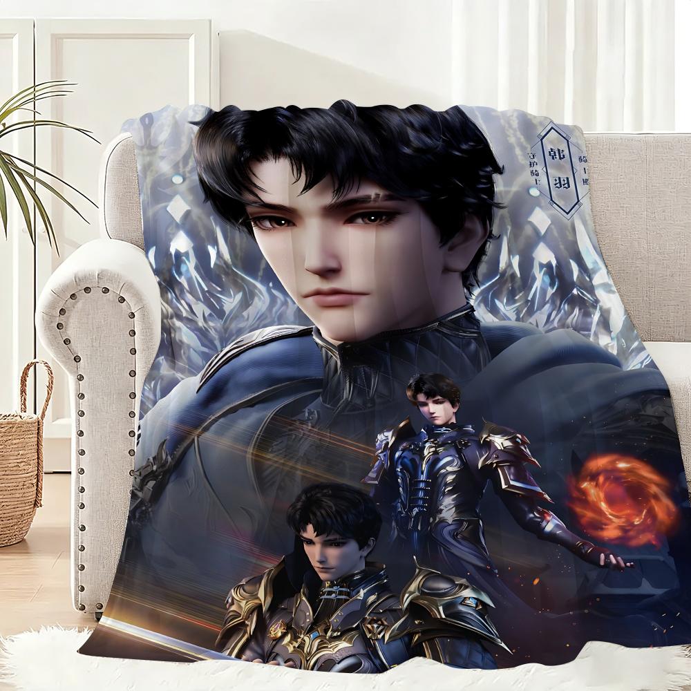 Anime T-Throne of Seal Throw Lightweight 240g Flannel Blanket Soft Skin-friendly for Summer Cooling