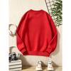 European Sizes  Kids' Casual Crew Neck Long Sleeve Sweatshirt, Popular Football Graphic Print,  Suitable for Daily Casual, Sports, and Street Outings