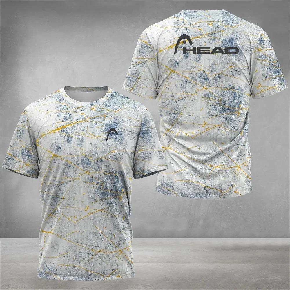 Summer Round Neck 3D Printed Sports Top Fashionable Casual Short Sleeved Men's T-shirts