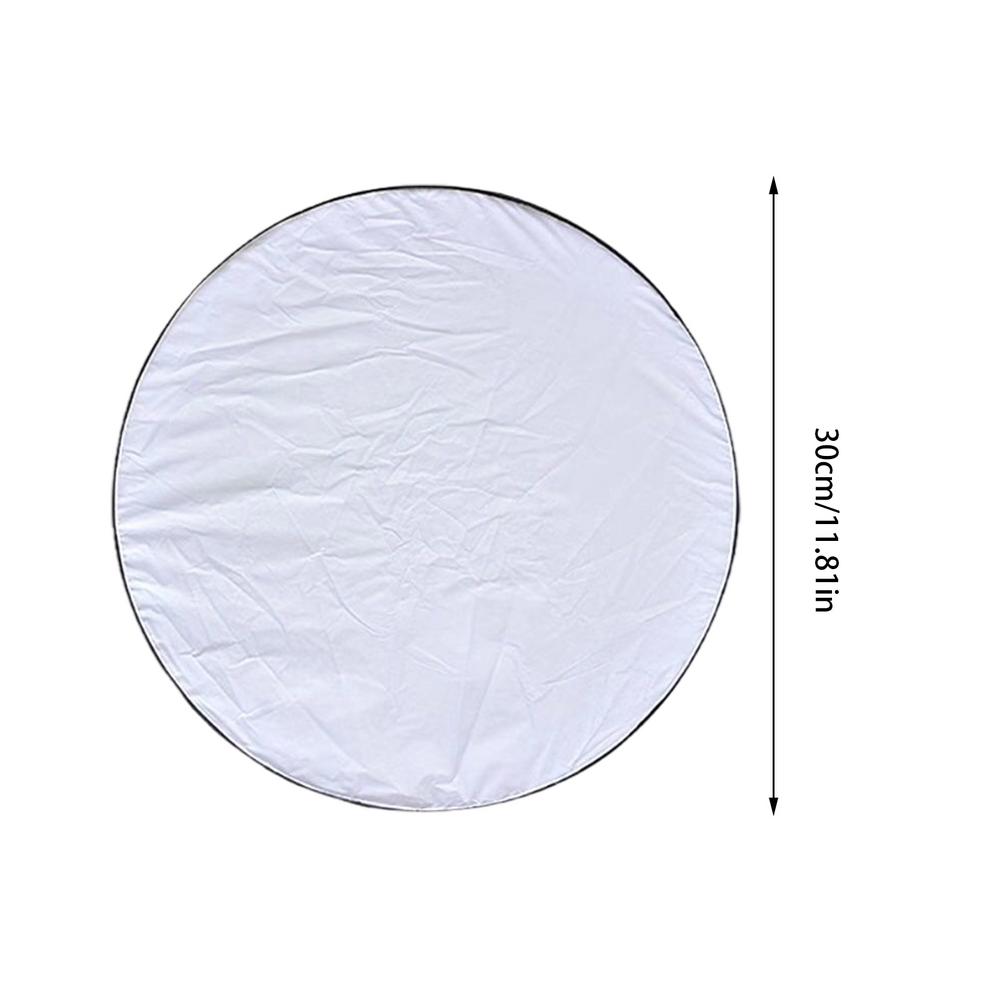 Photo Reflector 5 In 1 Foldable Photography Diffuser Foldable Photo Studio Lighting Reflector Round Light Diffuser Panel For 30cm 5 in 1