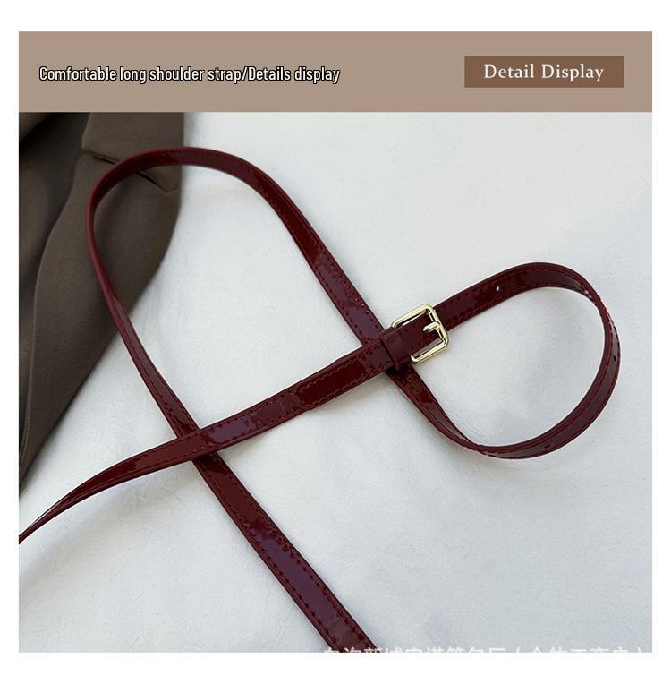 Luxuriöse glänzende Handtasche 25: Trendige Crossbody Nische Schultertasche