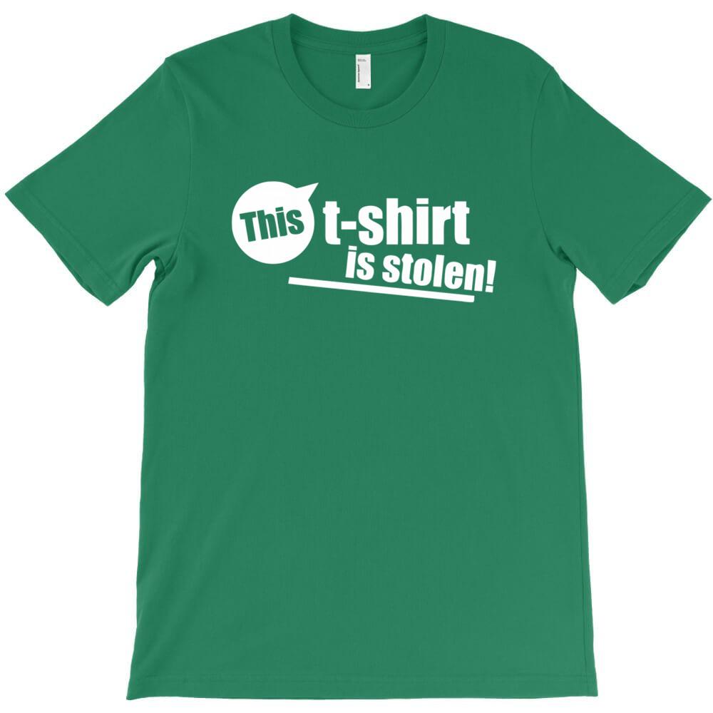This T Shirt Is Stolen Funny T Shirt Printed T Shirts Men Round Neck Short Sleeved