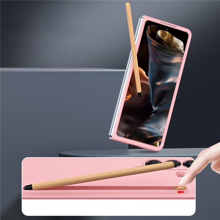 Case with glass and stylus for Samsung Galaxy Z Fold7 - pink