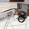Magnetic Ring Bracket Holder Phone Case for Xiaomi Redmi Note 14 13 9 8 7 13C 12C 11 10 12 13 Pro Plus Turbo 3 Transparent Cover