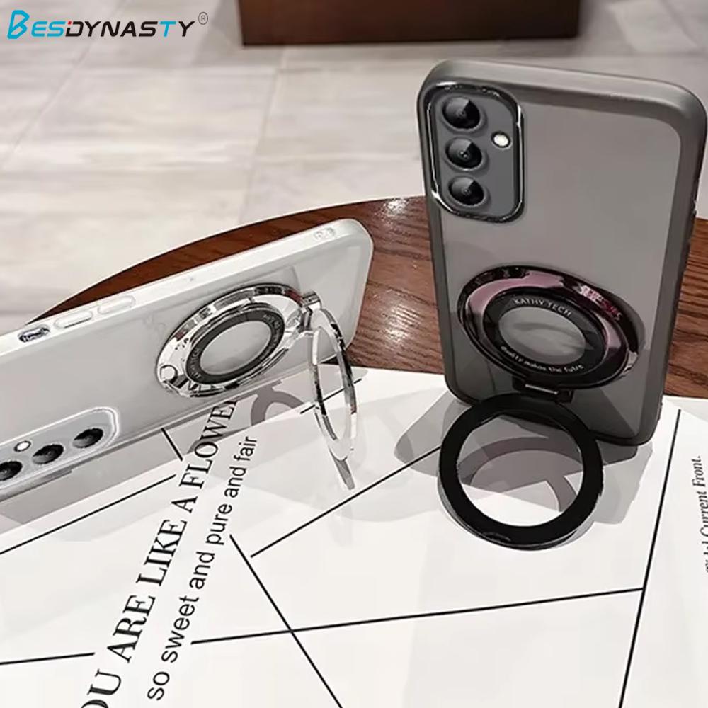 Magnetic Ring Bracket Holder Phone Case for Xiaomi Redmi Note 14 13 9 8 7 13C 12C 11 10 12 13 Pro Plus Turbo 3 Transparent Cover