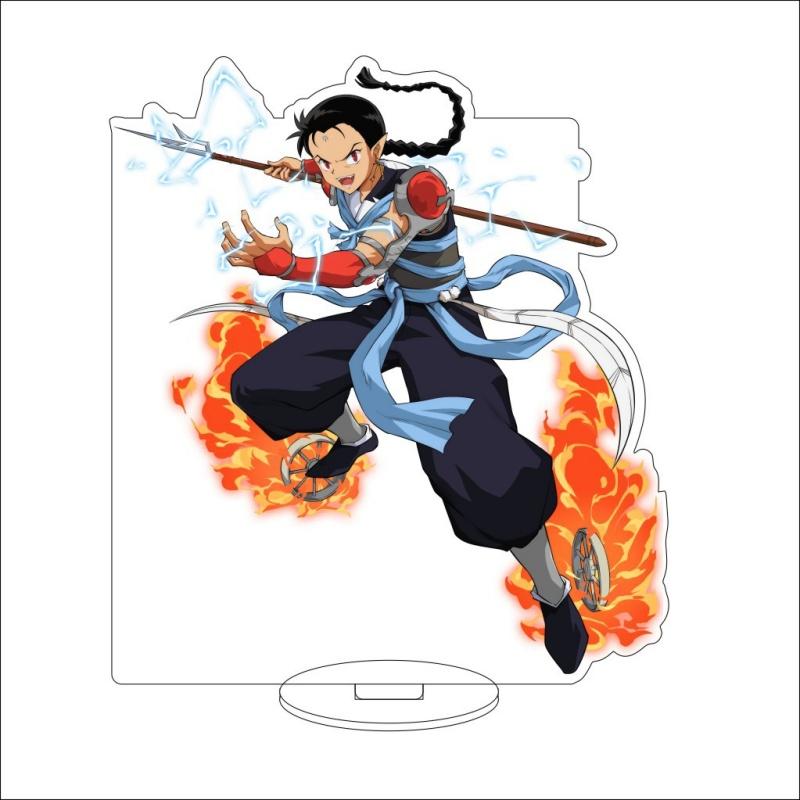 Anime Inuyasha Acrylic Stand Standing Set with Kagome and Sango Cute Cosplay Accessories Desk Decorations Toy for Gift
