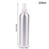 30/50/100/120/150/250/500Ml Empty Aluminum Spray Bottle Cosmetic Bottle Mini Metal Atomizer Bottles Travel Size For Cosmetics